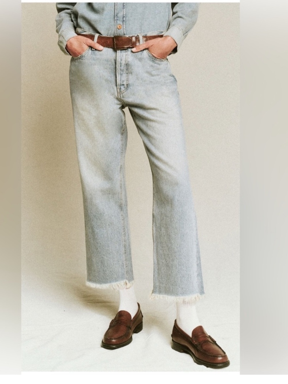 The Great. The Wayne Jean High Rise Slouchy Relaxed Size 28